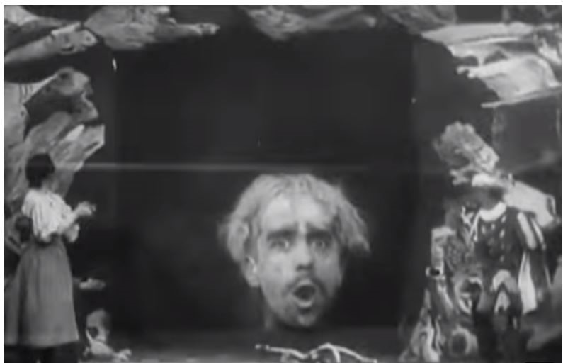 Still from The Magic Sword by Walter R Booth, 1901