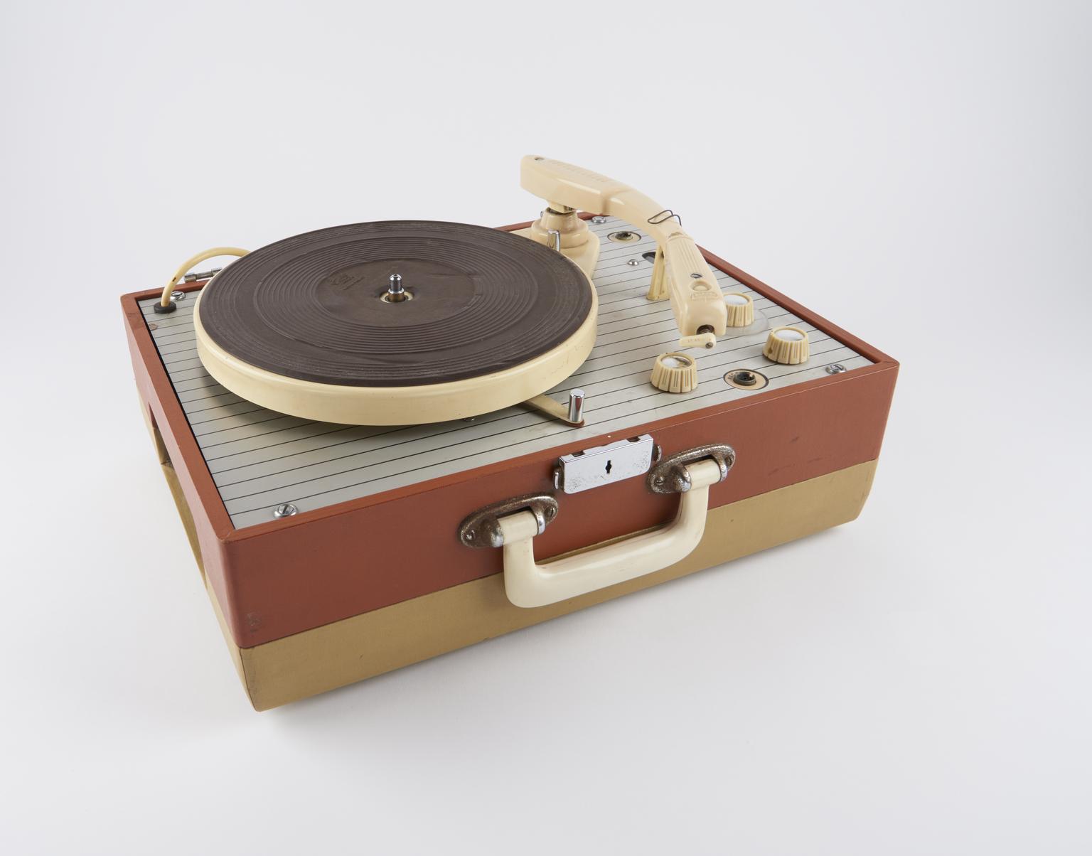 Pye record maker type 1 on white background