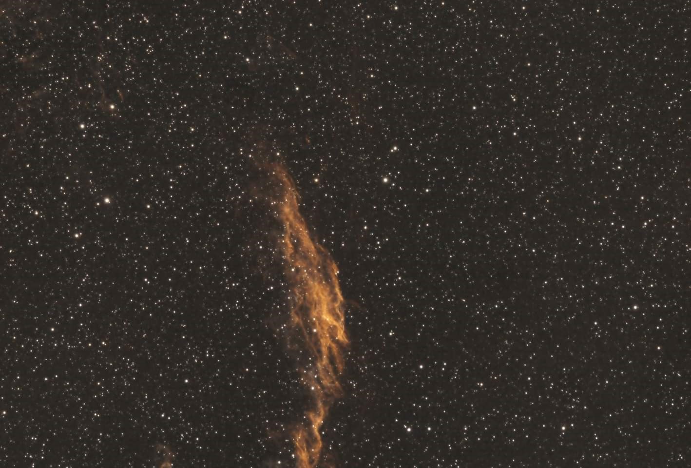 Image of the Eastern Veil nebula (also known as Caldwell 33)