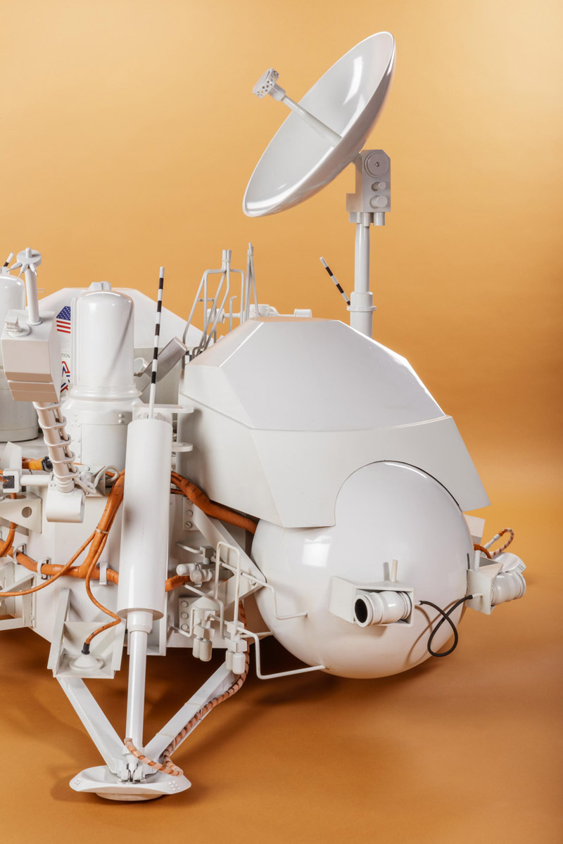 Detail of Mars Expedition Viking Lander 1:2 scale model, 1976