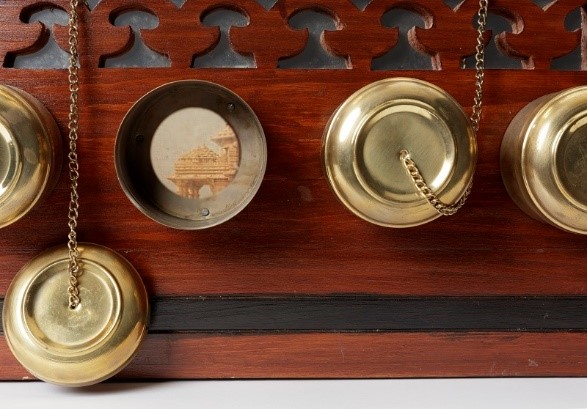 Close-up detail of bioscope