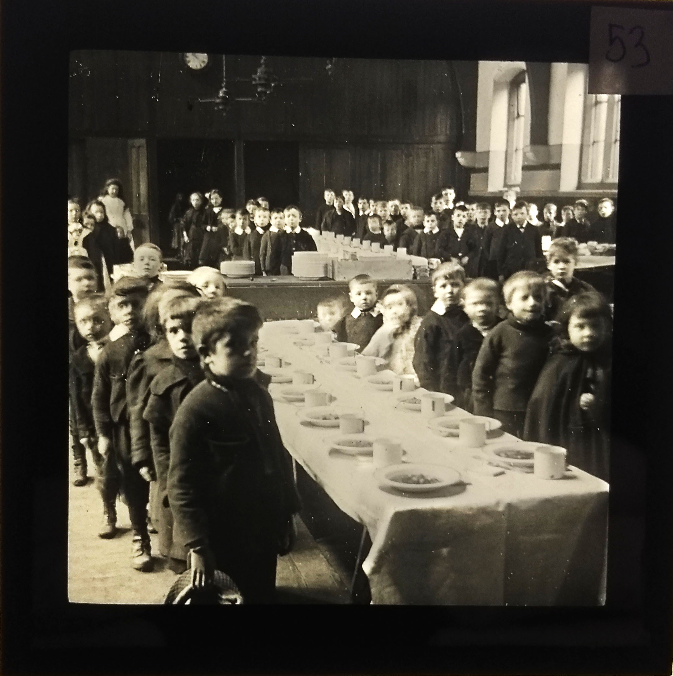 Children waiting for dinner