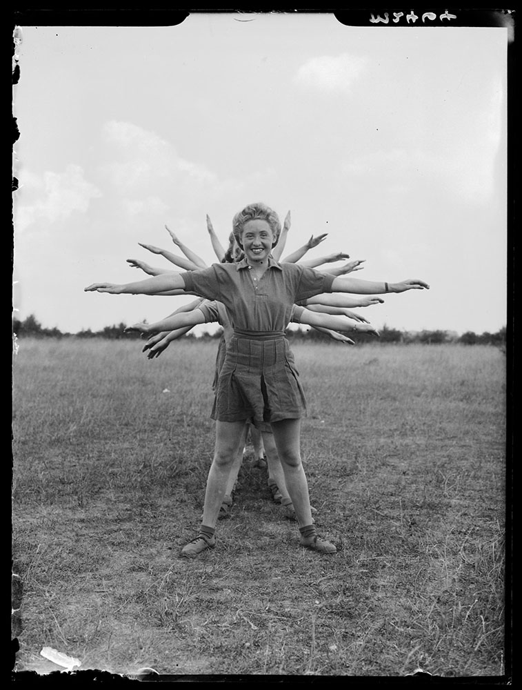 Members of the Women’s Auxiliary Air Force - undergoing physical fitness training