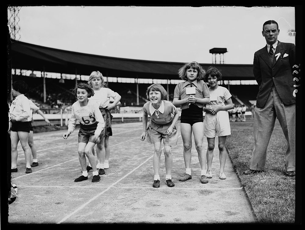 Competitors at Hammersmith schools’ annual athletics meeting
