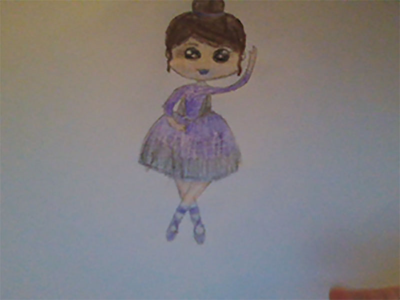 Drawing of Misty Copeland