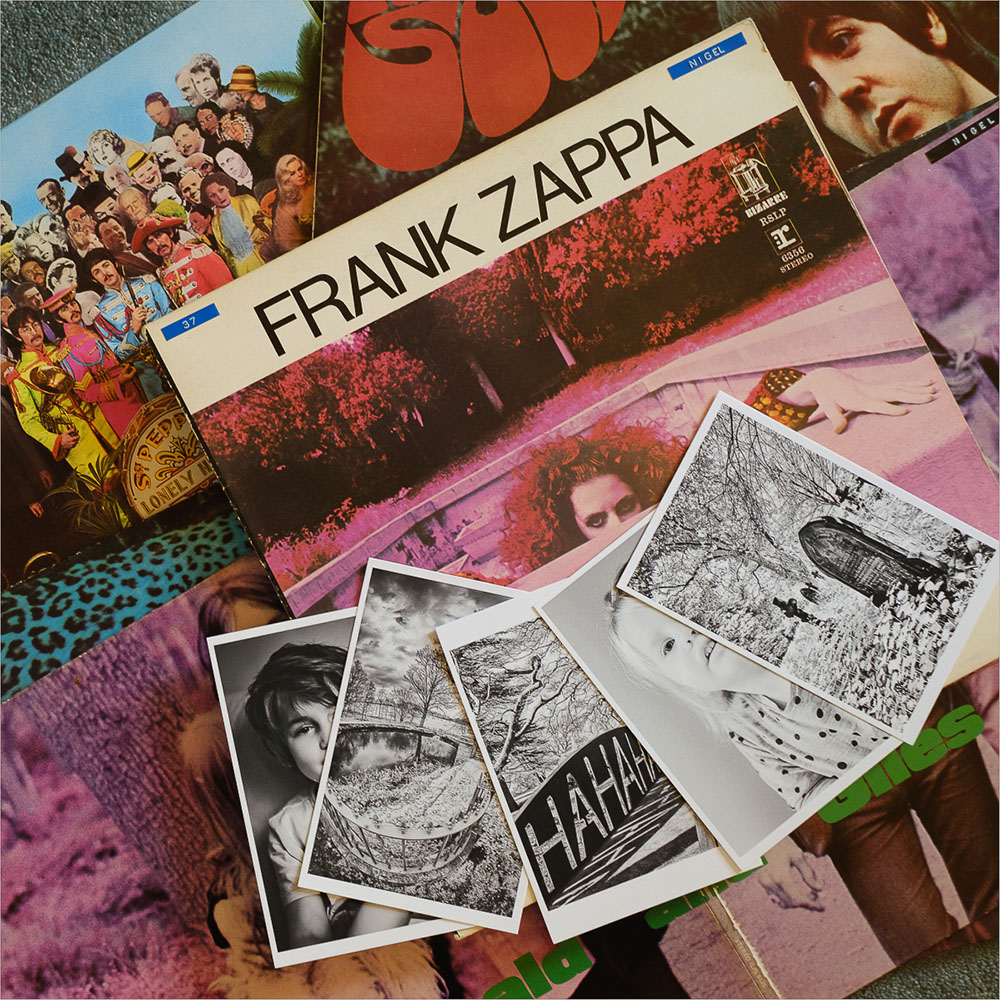 Vinyl albums and photo prints