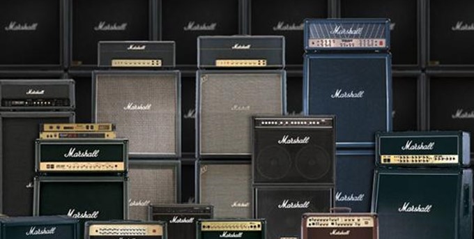Stack of Marshall amps