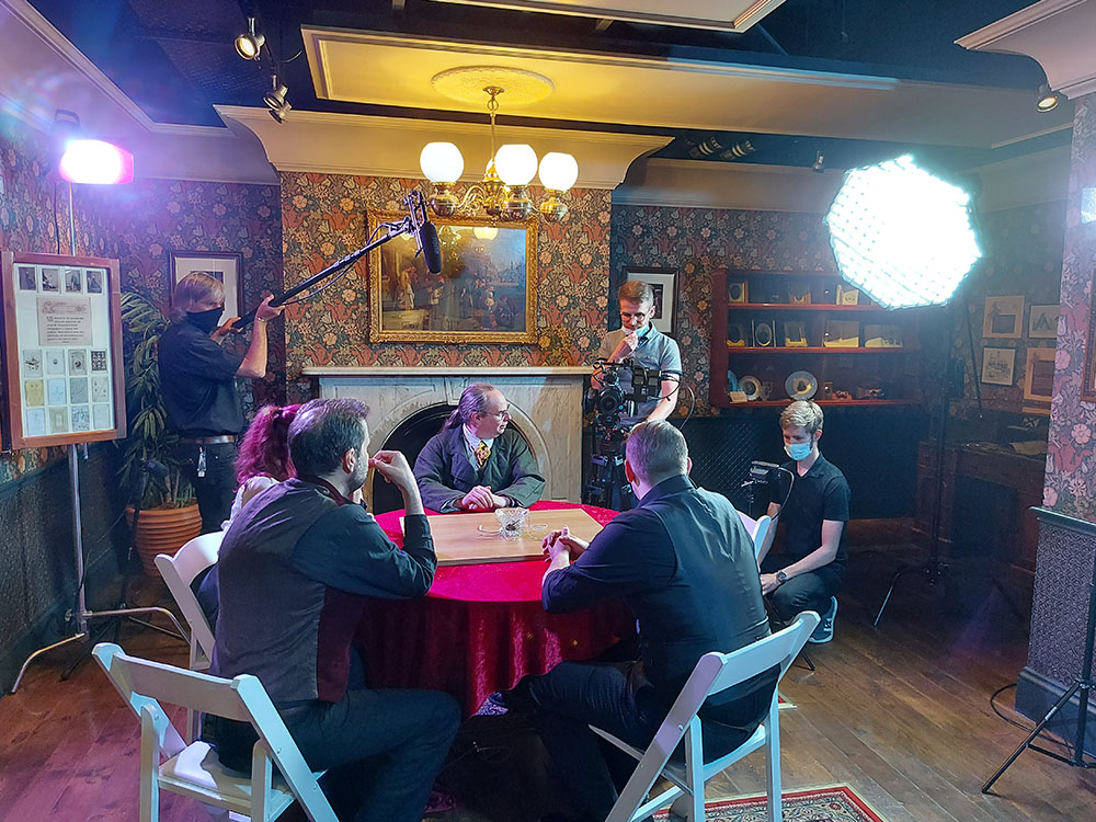 Filming the Seance Scenes with Ashton Carter