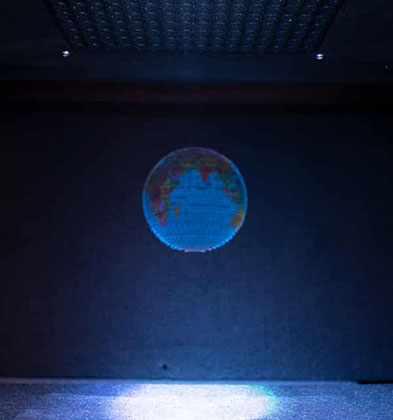 Globe hologram