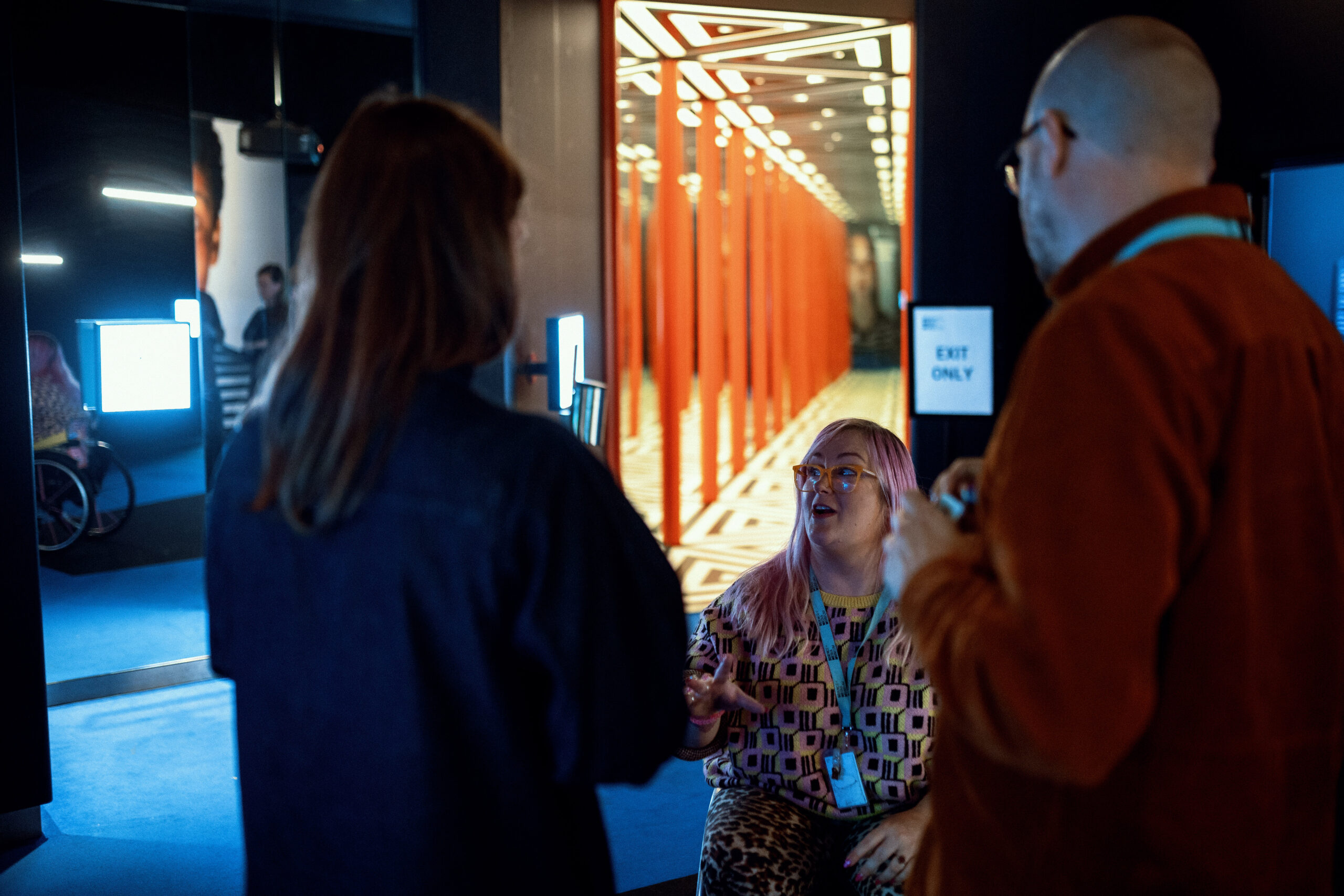 Emily Yates in Wonderlab at the National Science and Media Museum